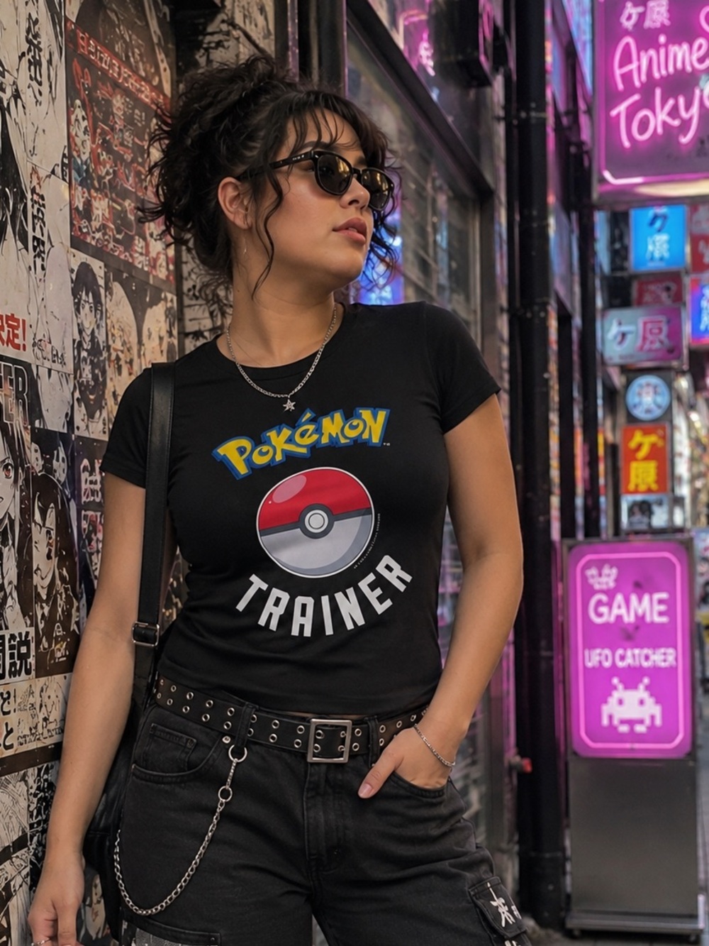 Pokemon Trainer Graphic Tshirt EUC